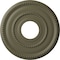 Ekena Millwork Valeriano Ceiling Medallion (Canopies up to 6 1/4"), 12 1/8"OD x 3 5/8"ID x 3/4"P, Spartan Stone CM12VASSF - alternate 1